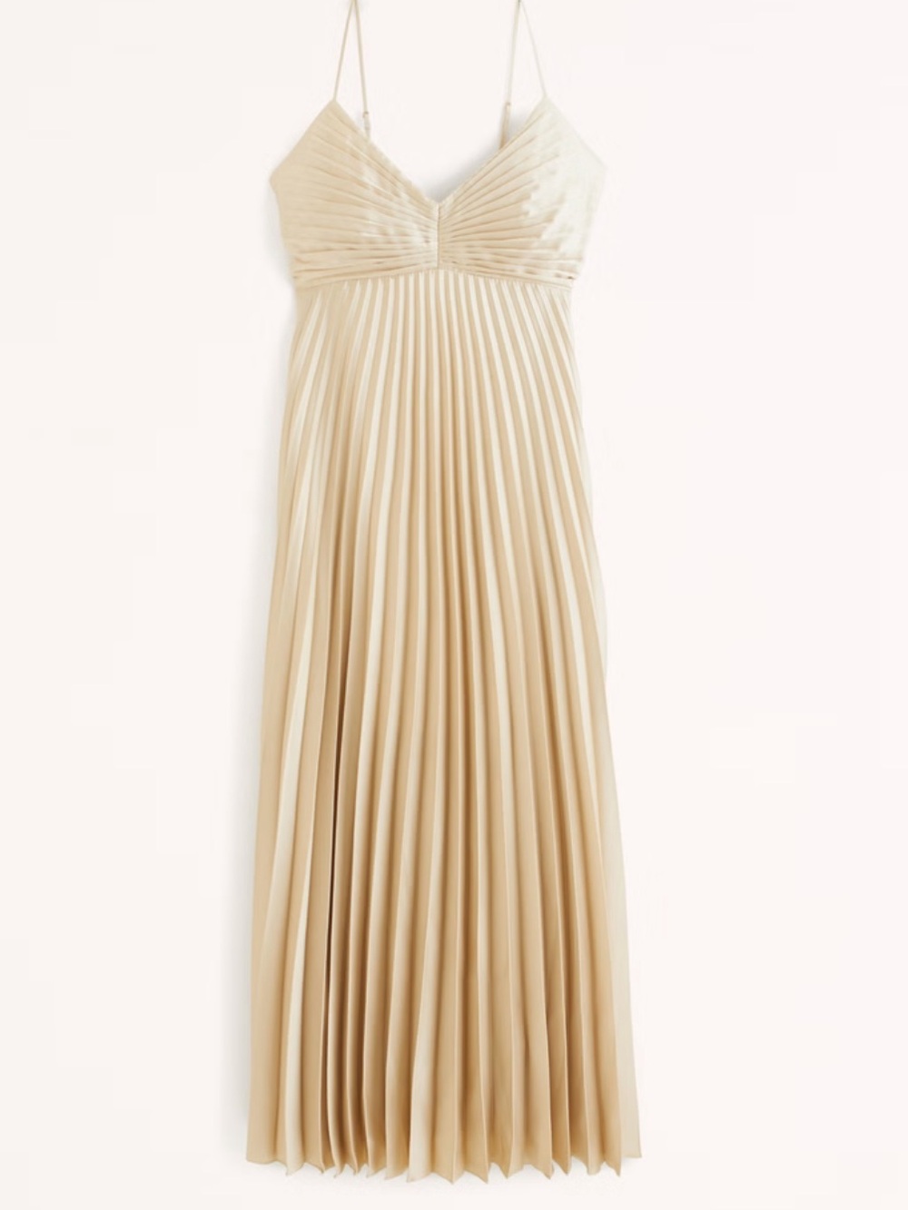 A&F Giselle Pleated Maxi Dress
